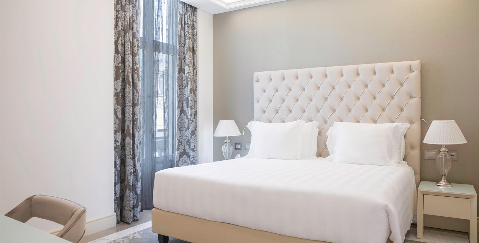 Image of guestroom Aleph Rome Hotel, Curio Collection by Hilton, 1930, Member of Historic Hotels Worldwide, in Rome, Italy, Accommodations