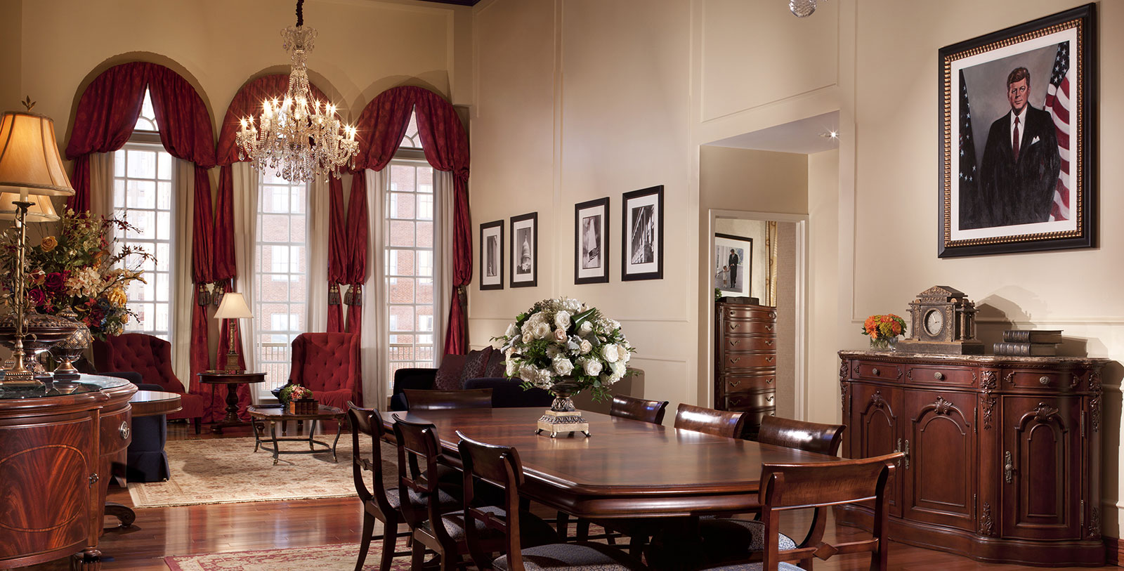 Discover the historic grandeur of the Hilton Fort Worth, the location of JFK's last public address.