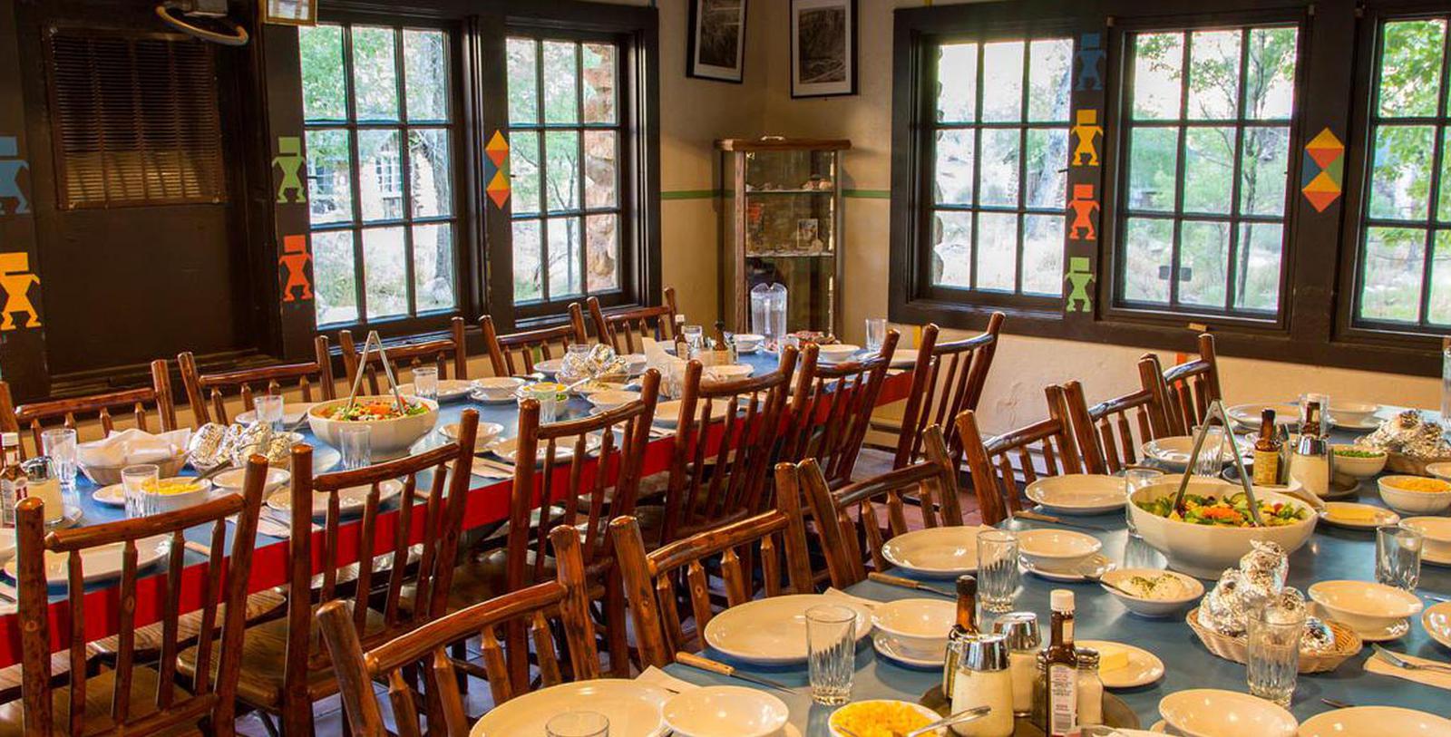Image of Dining Area at Phantom Ranch, 1922, Member of Historic Hotels of America, in Grand Canyon National Park, Arizona, Taste