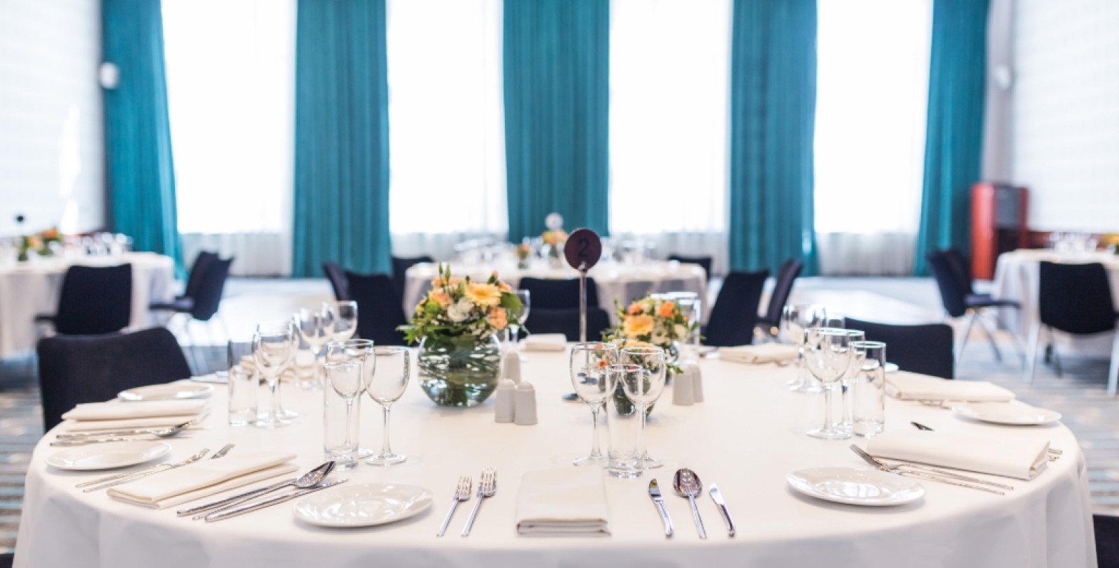 Image of Dining Table at Art Deco Restaurant at Sofitel Grand Sopot, 1927, Member of Historic Hotels Worldwide, in Sopot, Poland, Wedding