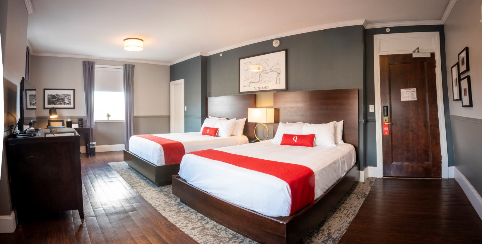 Image of Guestroom at The Queensbury Hotel, 1926, Member of Historic Hotels of America, in Glens Falls, New York, Accommodations