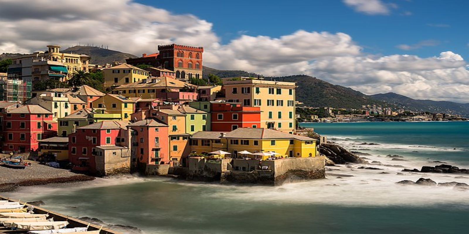 Visit Boccadasse, a fishing village, for a day of exploring medieval castles and eating fresh-caught seafood