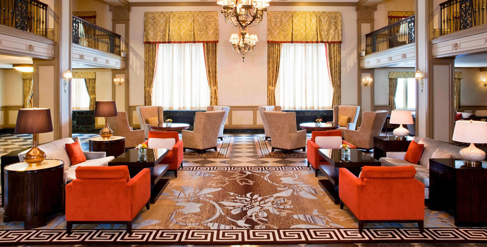Image of Hotel Lobby at The Westin Poinsett, 1925, Member of Historic Hotels of America, in Greenville, South Carolina, Overview