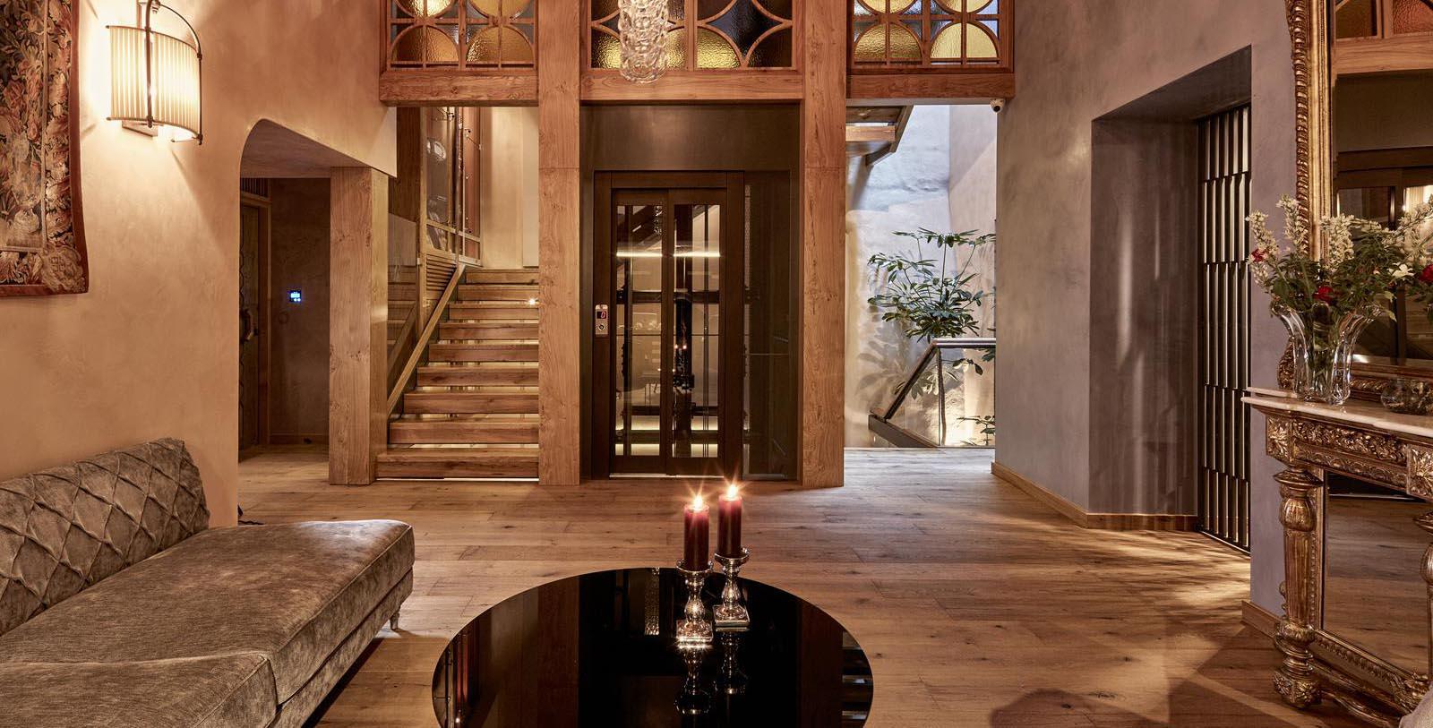 Image of the Interior Lobby, Domus Renier Hotel, in Chania, Greece, Experience