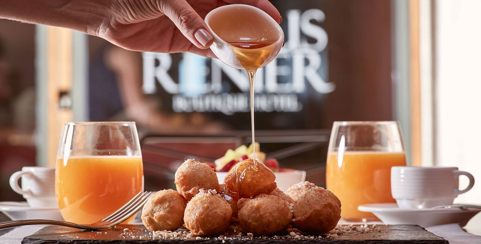Image of loukoumades at Domus Renier Boutique Hotel, 1608, Member of Historic Hotels Worldwide, in Chania, Greece, Taste