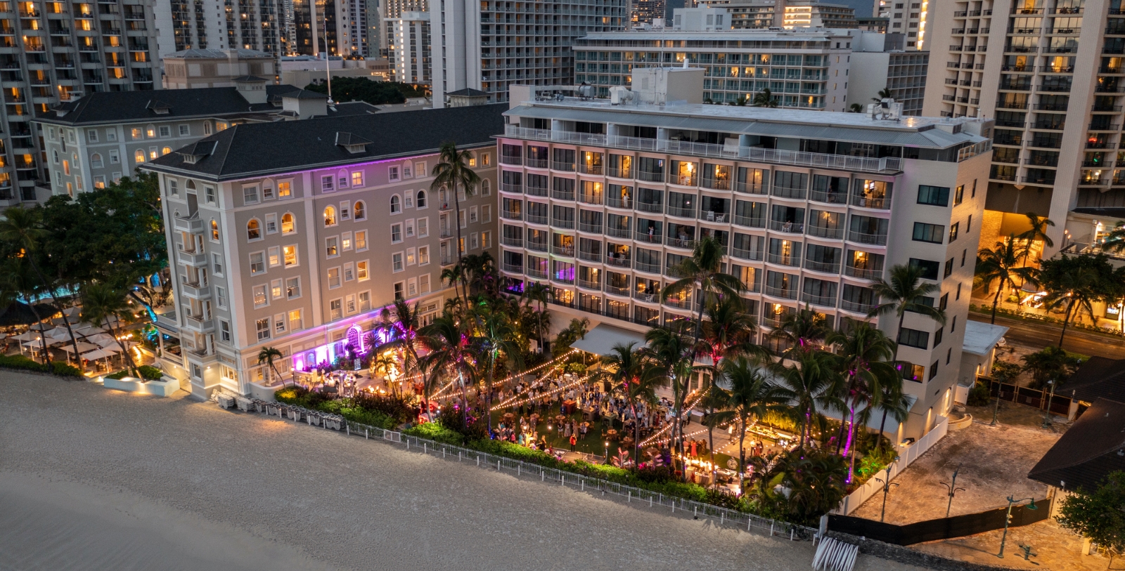 Image of Event on Terrace, Moana Surfrider, A Westin Resort & Spa, Honolulu, Hawaii, 1901, Member of Historic Hotels of America, Special Occasions
