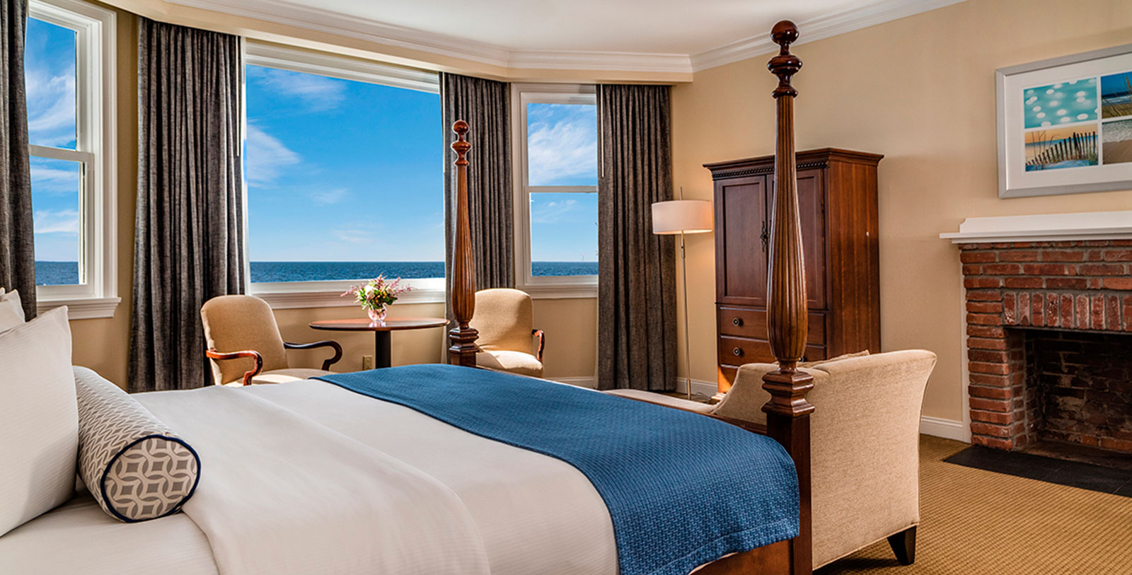Image of Guestroom Interior, Water's Edge Resort and Spa, Westbrook, Connecticut, 1920, Member of Historic Hotels of America, Accommodations