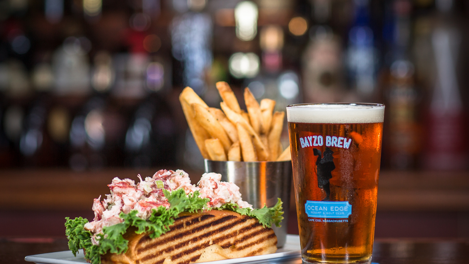 Taste elevated coastal cuisine on Cape Cod Bay.