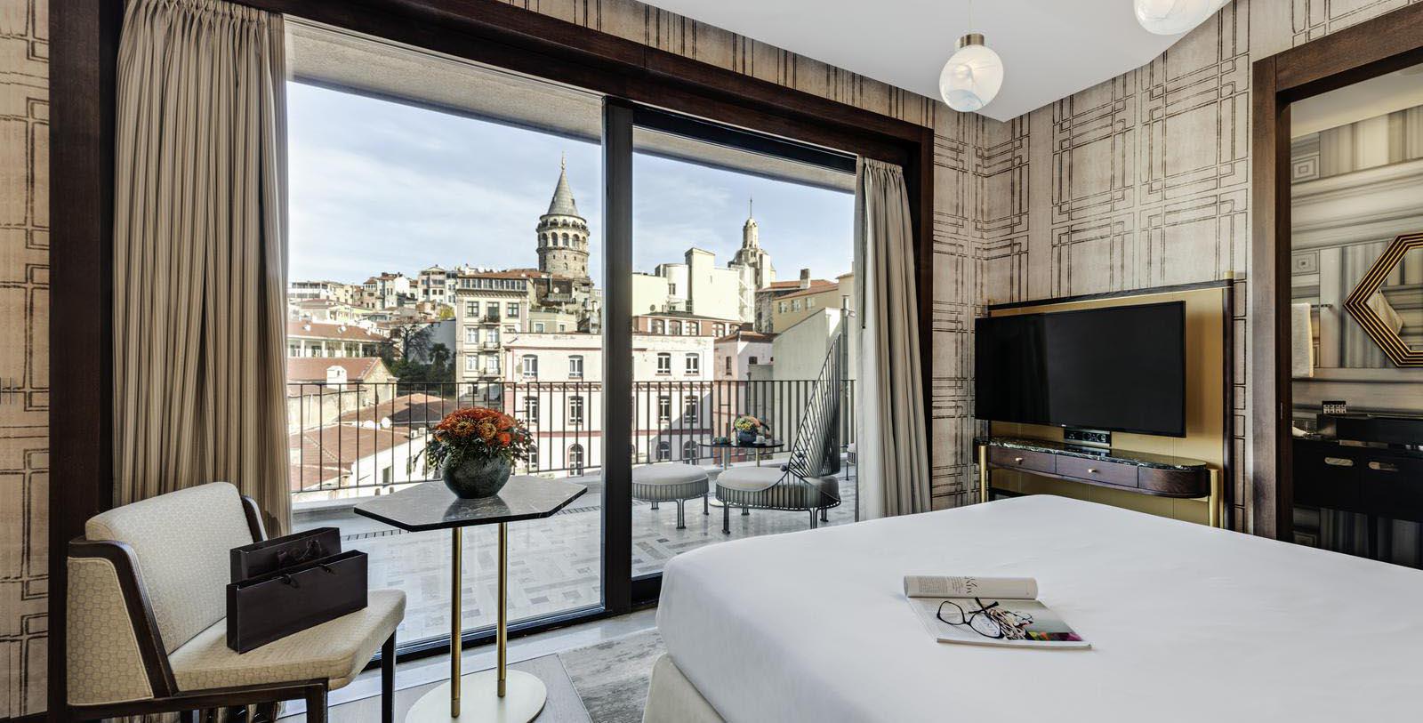 Image of Guestroom at The Galata Istanbul Hotel - MGallery by Sofitel, 1720, Member of Historic Hotels Worldwide, in Istanbul, Turkey, Accommodations