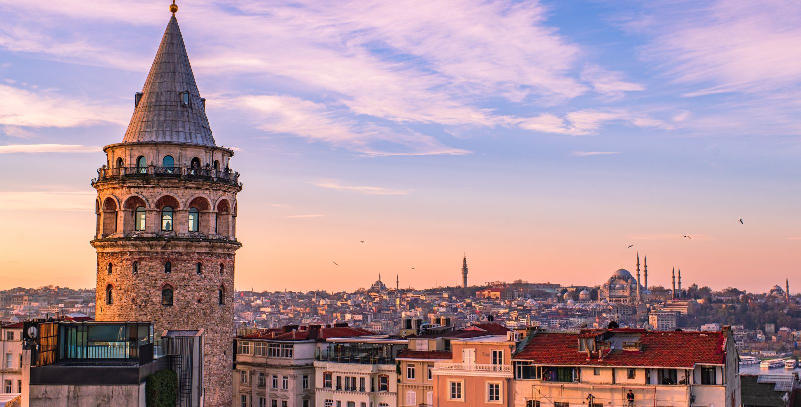 Explore the historic Galata Tower just moments away.