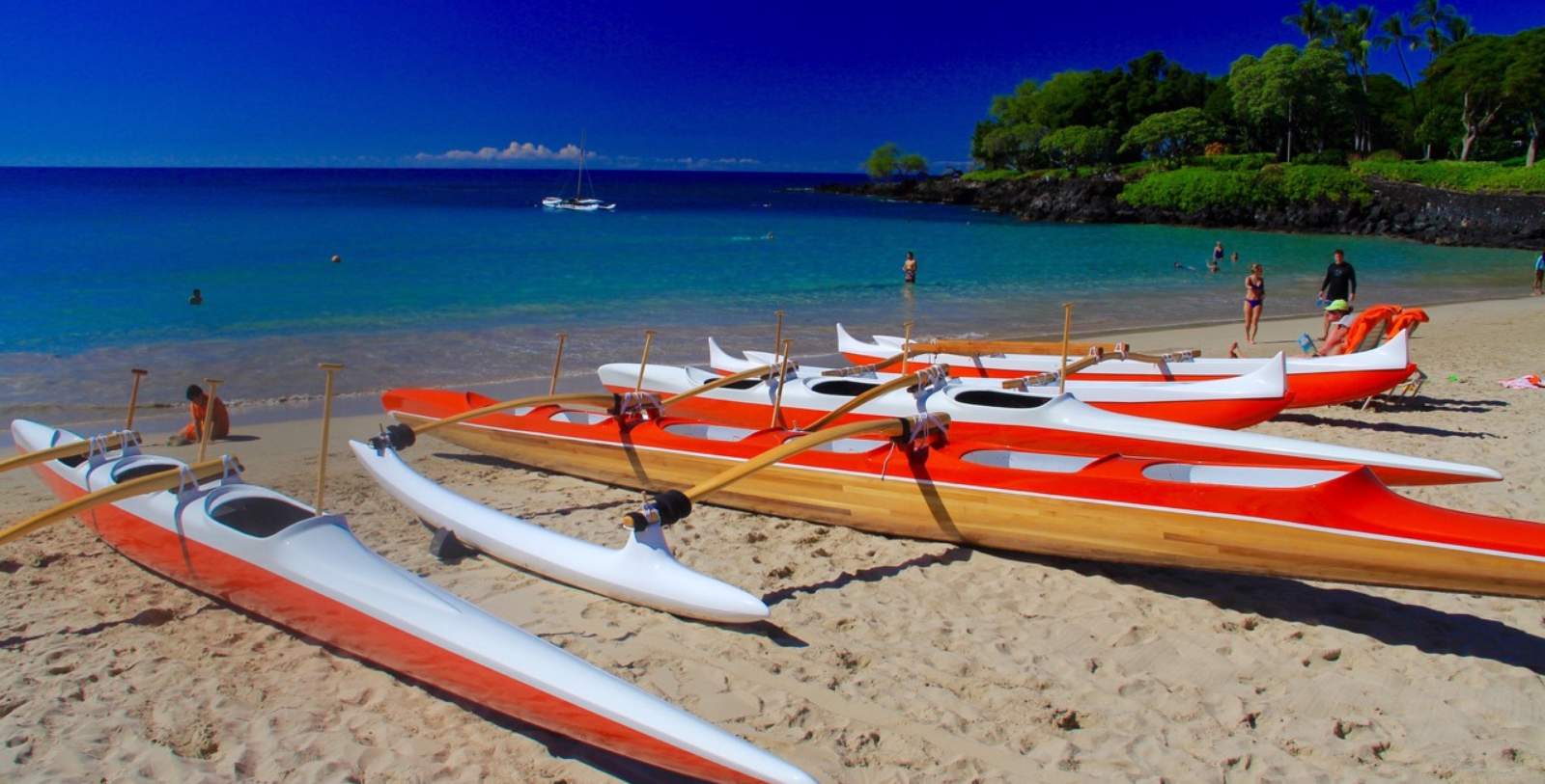 Image of Event on South Pointe Lawn, Mauna Kea Beach Hotel, Kohala Coast, Hawaii, 1965, Member of Historic Hotels of America, Experience