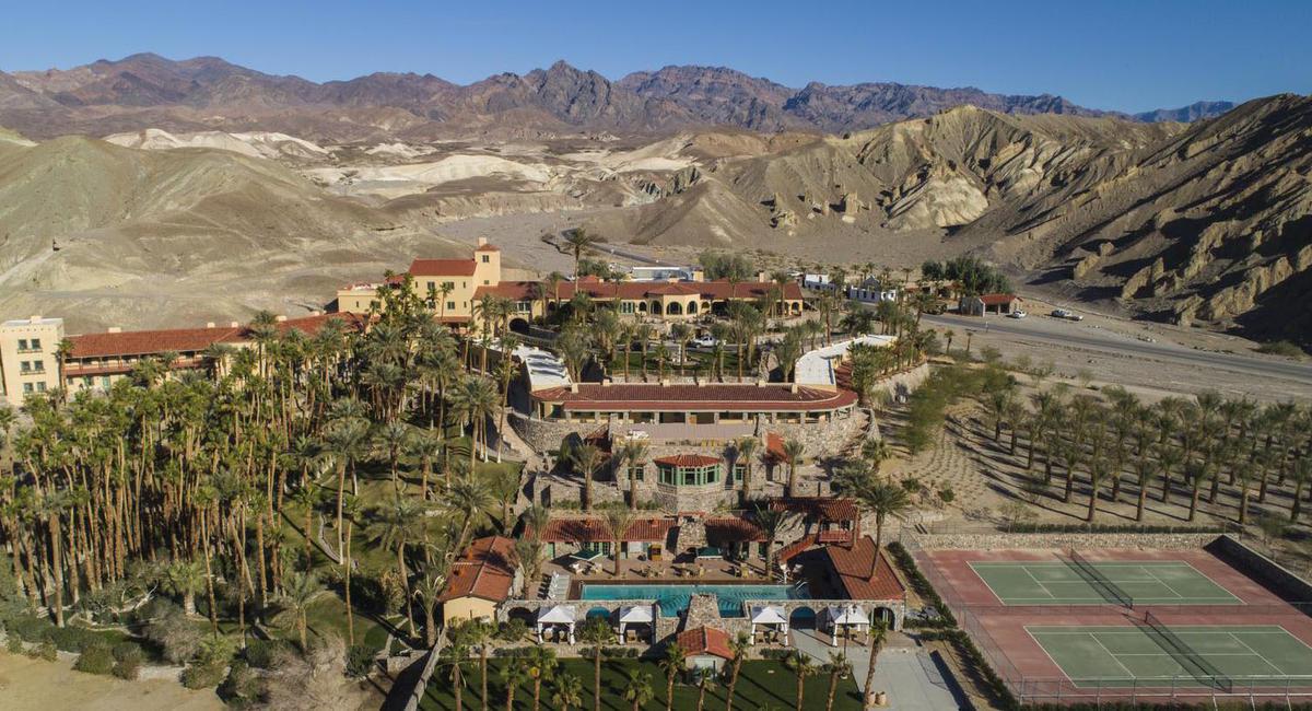 Spend a day exploring Zabriskie Point, the Artist’s Palette, and the Harmony Borax Works in the surrounding Death Valley National Park.