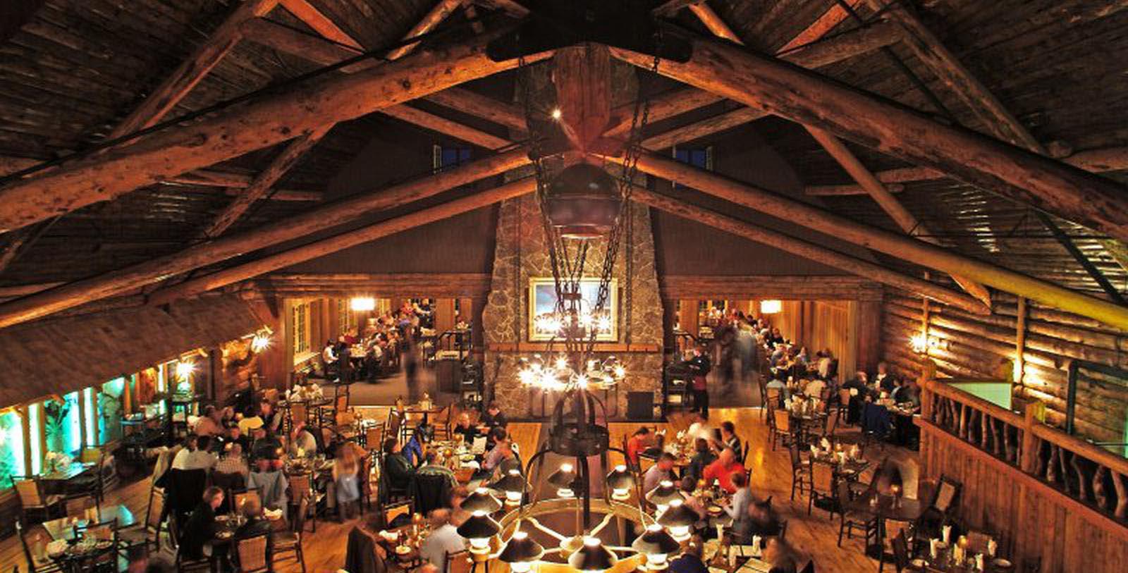 Taste regional cuisine at the Lake Yellowstone Hotel Dining Room.