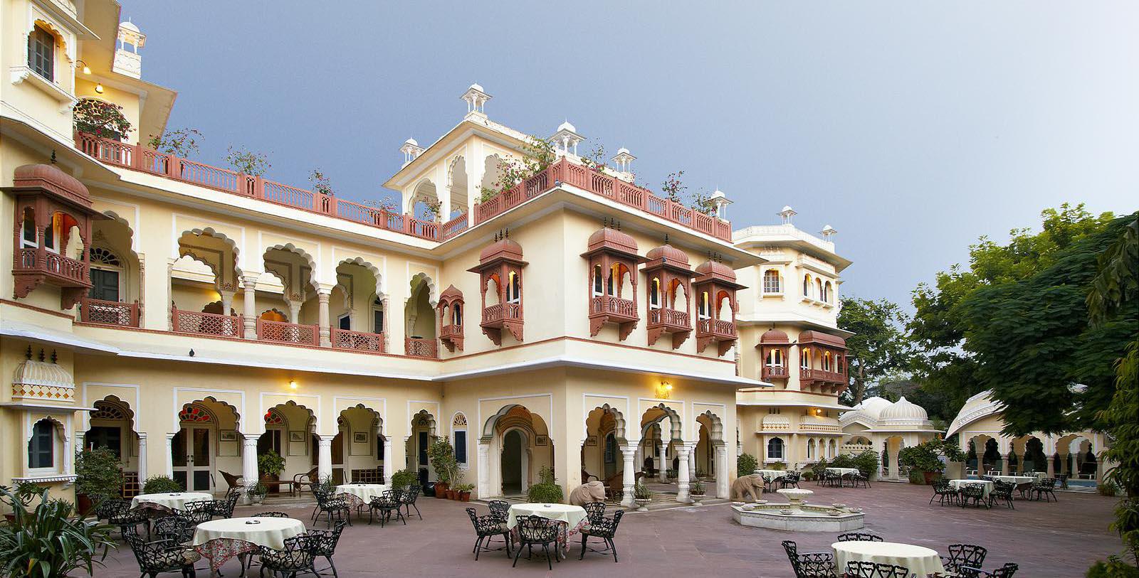 Image of hotel exterior Alsisar Haveli, 1892, Member of Historic Hotels Worldwide, in Jaipur, India, Special Offers, Discounted Rates, Families, Romantic Escape, Honeymoons, Anniversaries, Reunions