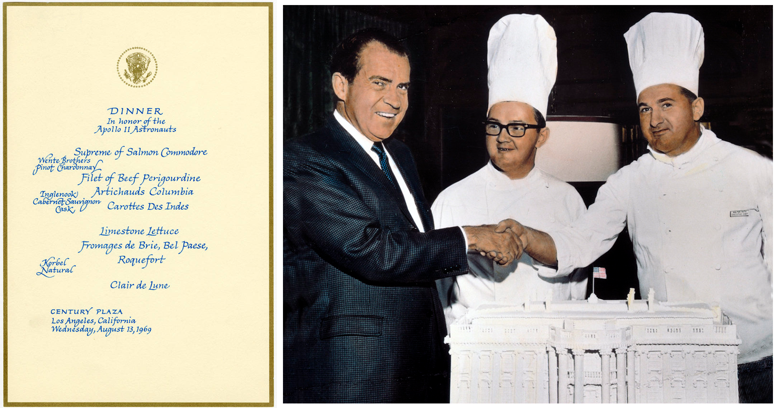 Walter Roth Executive Chef and Ernst Mueller Pastry Chef Menu