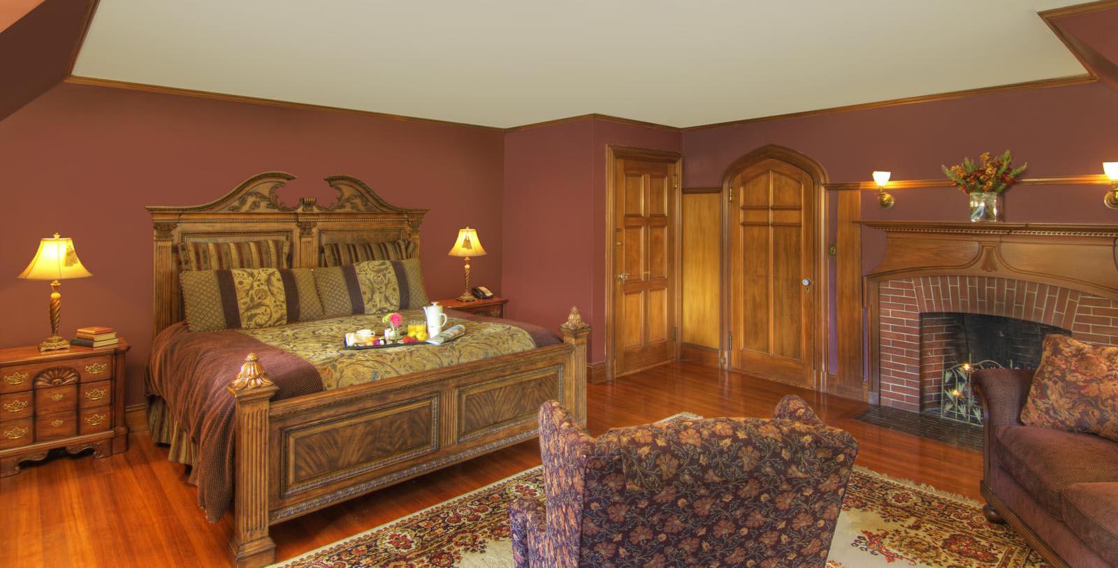 Image of Guestroom at Castle Hill Resort and Spa, 1905, Member of Historic Hotels of America, in Cavendish, Vermont, Hot Deals