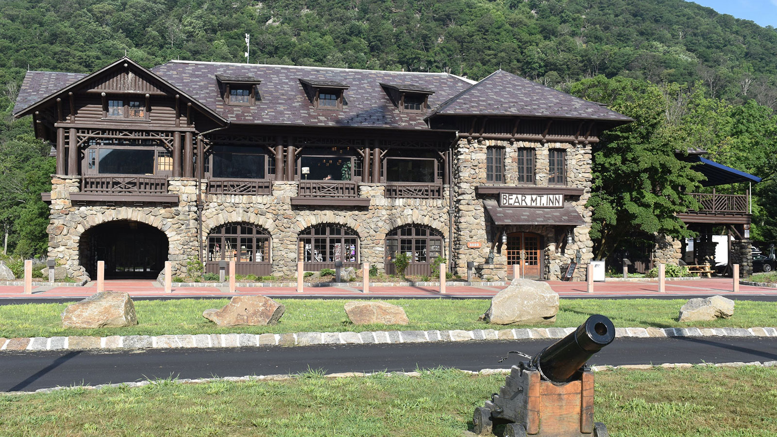 Image of Lake outside Bear Mountain Inn, 1915, Member of Historic Hotels of America, in Bear Mountain, New York, Hot Deals