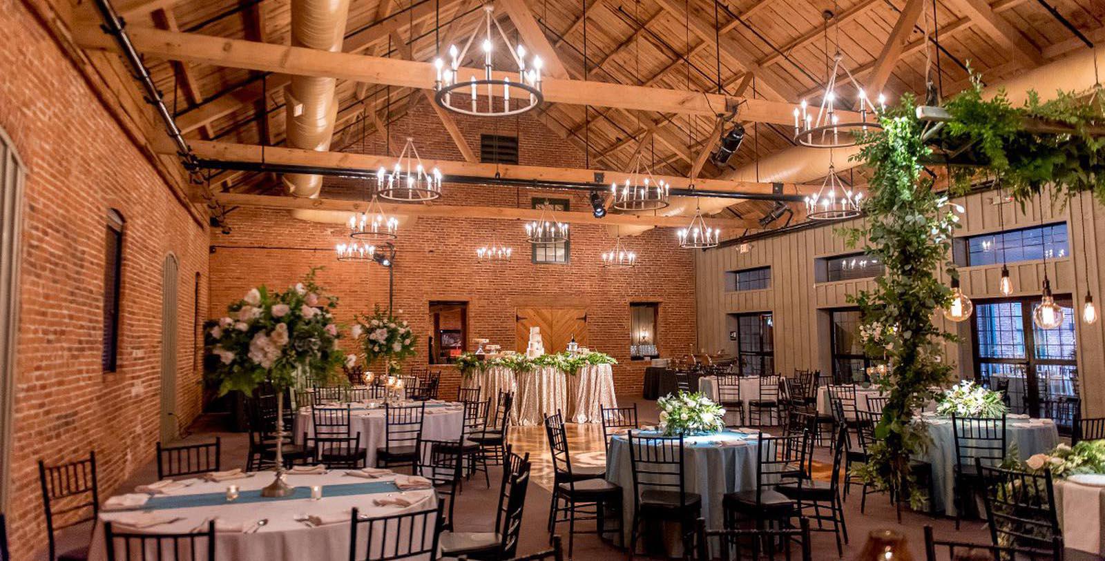 Image of wedding banquet reception at Cork Factory Hotel, 1865, Member of Historic Hotels of America, in Lancaster, Pennsylvania, Special Occasions