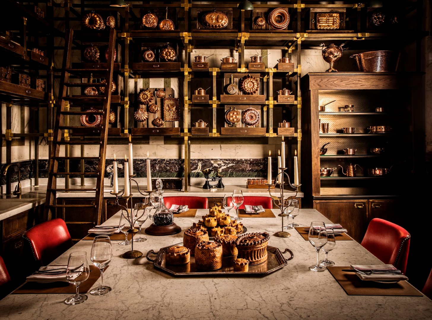 Image of Pie Room Rosewood London England United Kingdom, Dining