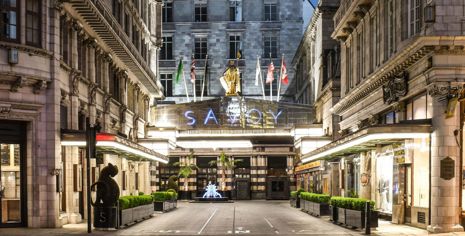 Admire the remarkable historic charm of The Savoy London.