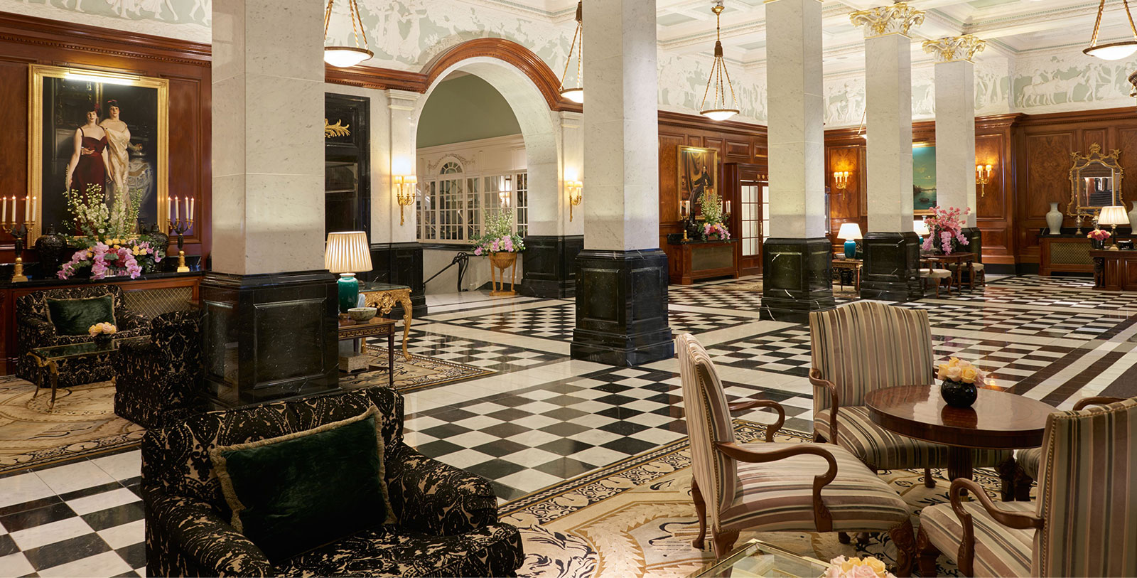 Image of the Lobby at The Savoy London, 1889, Member of Historic Hotels Worldwide, in London, England, United Kingdom, Experience