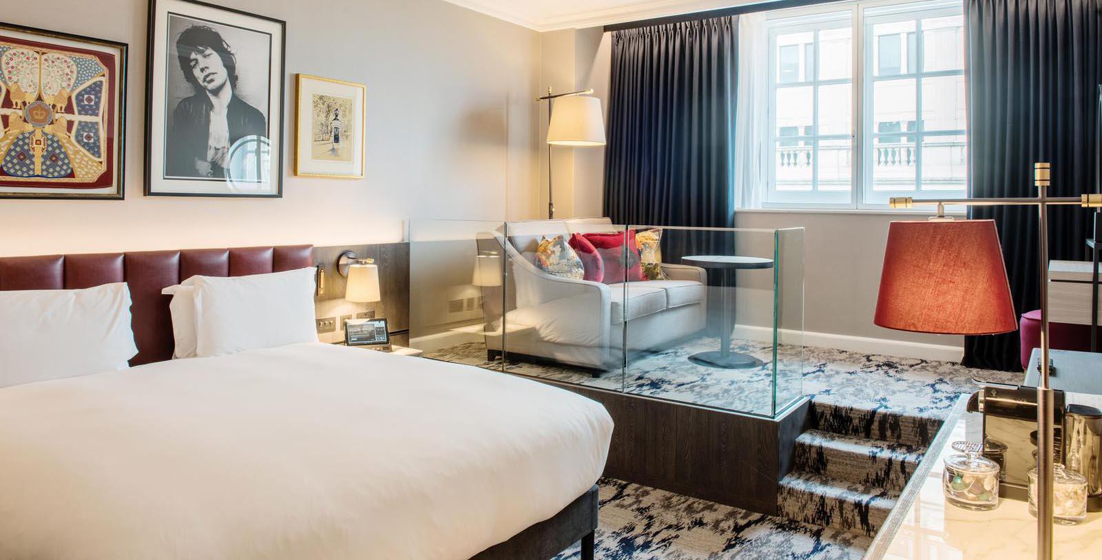Image of Guestroom at The Trafalgar St. James London, Curio Collection by Hilton, 18th Century, Member of Historic Hotels Worldwide, in London, England, United Kingdom, Accommodations