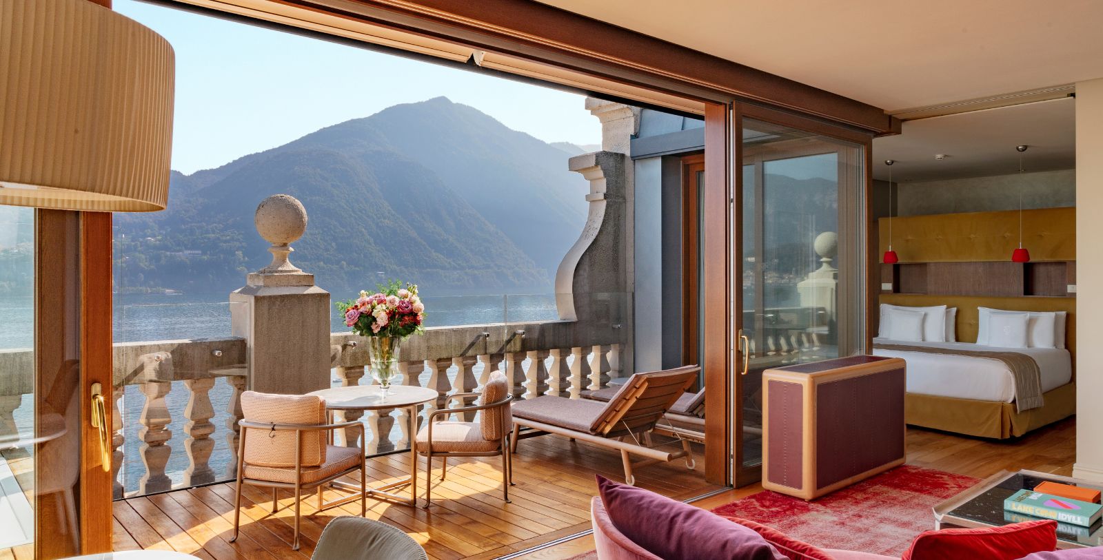 Image of Guestroom Interior, Grand Hotel Tremezzo, Lake Como, Italy, 1910, Member of Historic Hotels Worldwide, Accommodations
