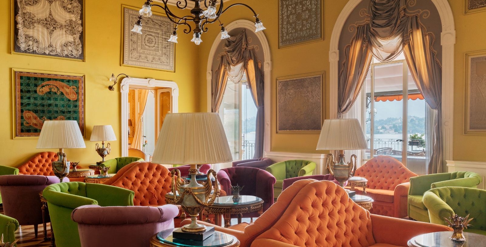 Image of Historic Exterior, Grand Hotel Tremezzo, Lake Como, Italy, 1910, Member of Historic Hotels Worldwide, Discover