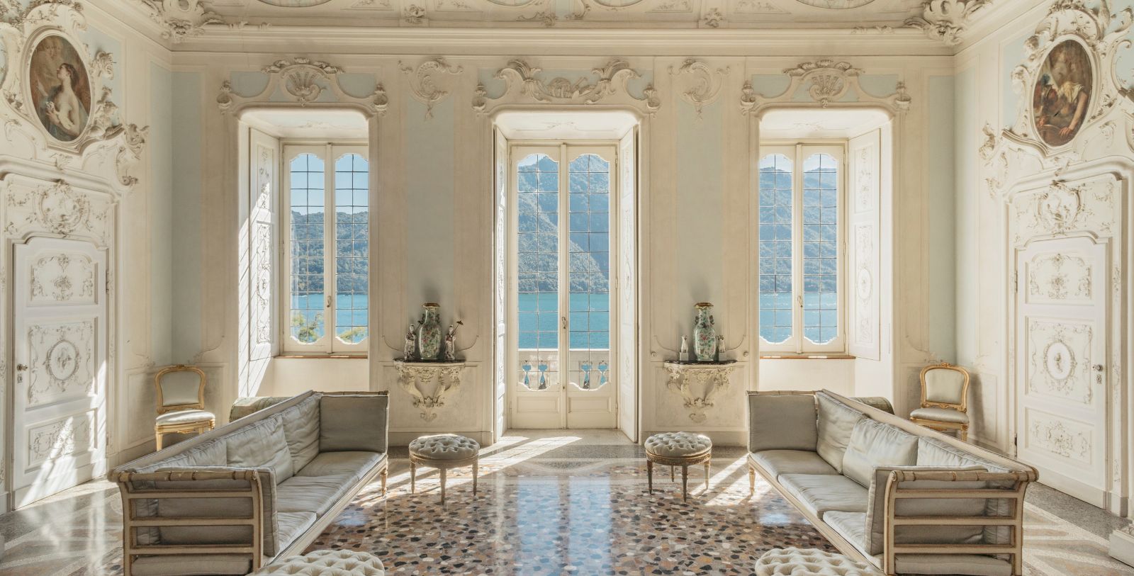 Image of Hotel Lobby, Grand Hotel Tremezzo, Lake Como, Italy, 1910, Member of Historic Hotels Worldwide, Special Occasions