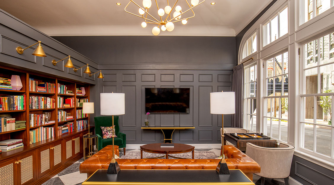 Image of Fire Pit at the Skyline Grill at The Virginian Lynchburg, Curio Collection by Hilton, 1913, Member of Historic Hotels of America, in Lynchburg, Virginia, Hot Deals