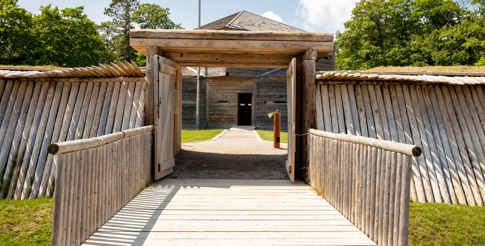 Explore Colonial Michilimackinac to learn about the historic importance of the Straits of Mackinac.