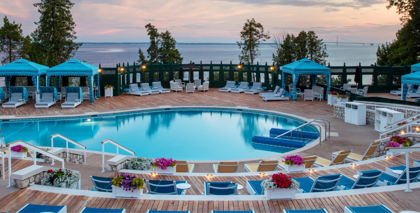 Experience a relaxing swim in Grand Hotel’s historic Esther Williams Swimming Pool.