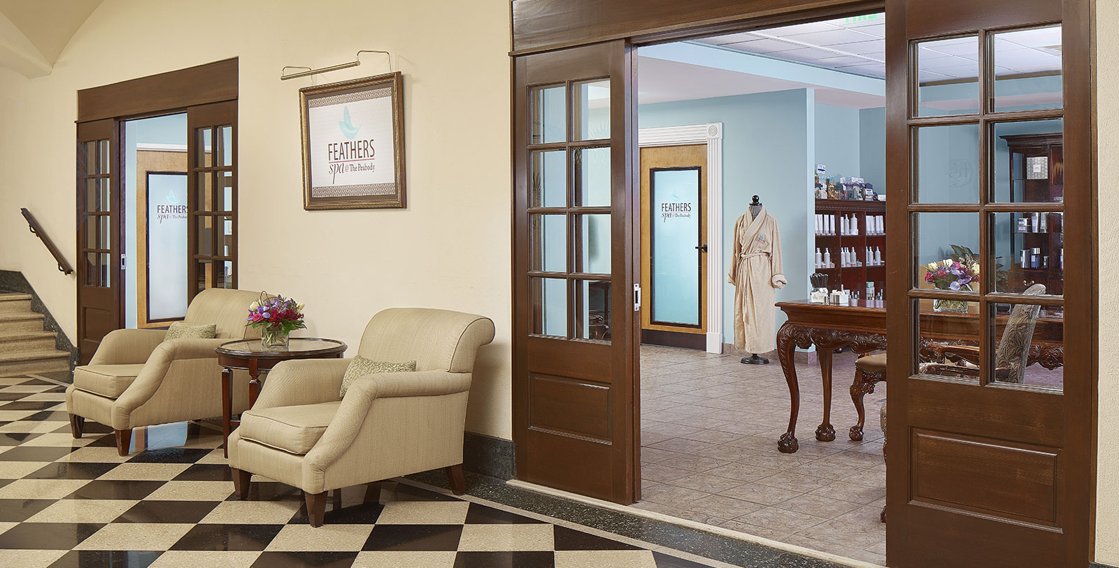 Experience a day of pampering at the luxurious and rejuvenating Feathers Spa.