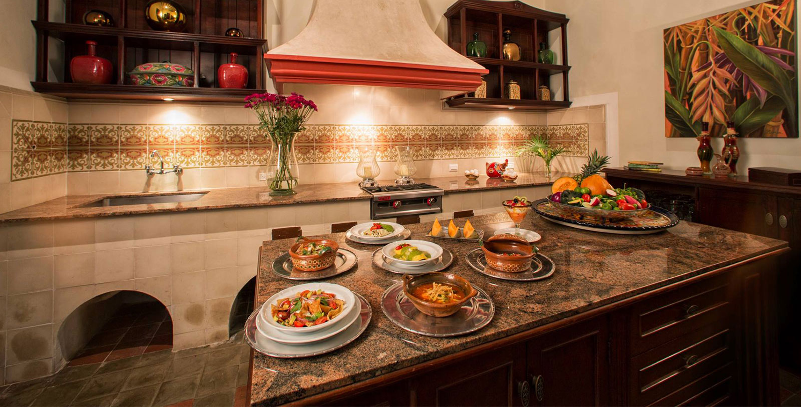 Image of Kitchen and Cooking Class, Casa Lecanda, 1900s, Member of Historic Hotels Worldwide, in Merida, Mexico, Dining