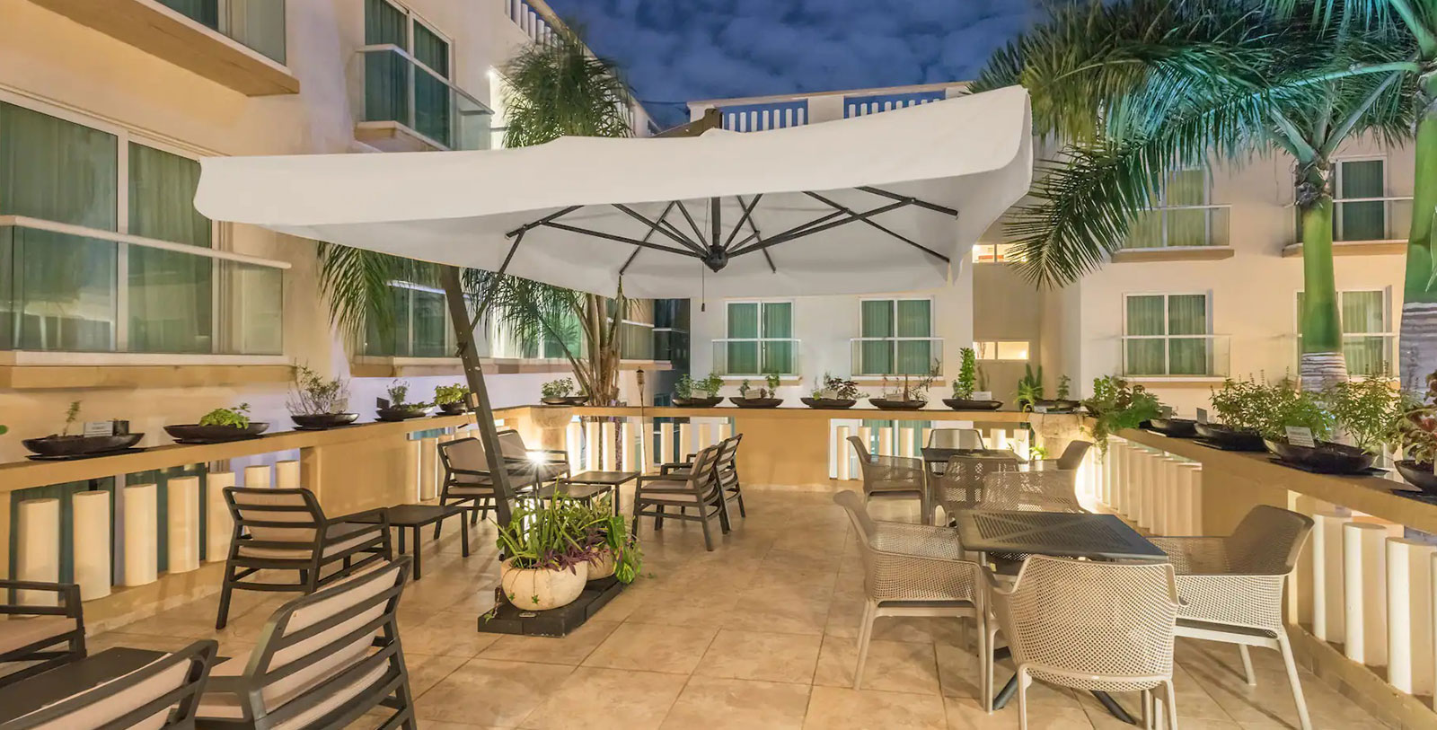 Image of Outdoor Patio Gathering Area at Wyndham Merida, 1912, Member of Historic Hotels Worldwide, in Merida, Yucatan, Mexico, Request for Proposal