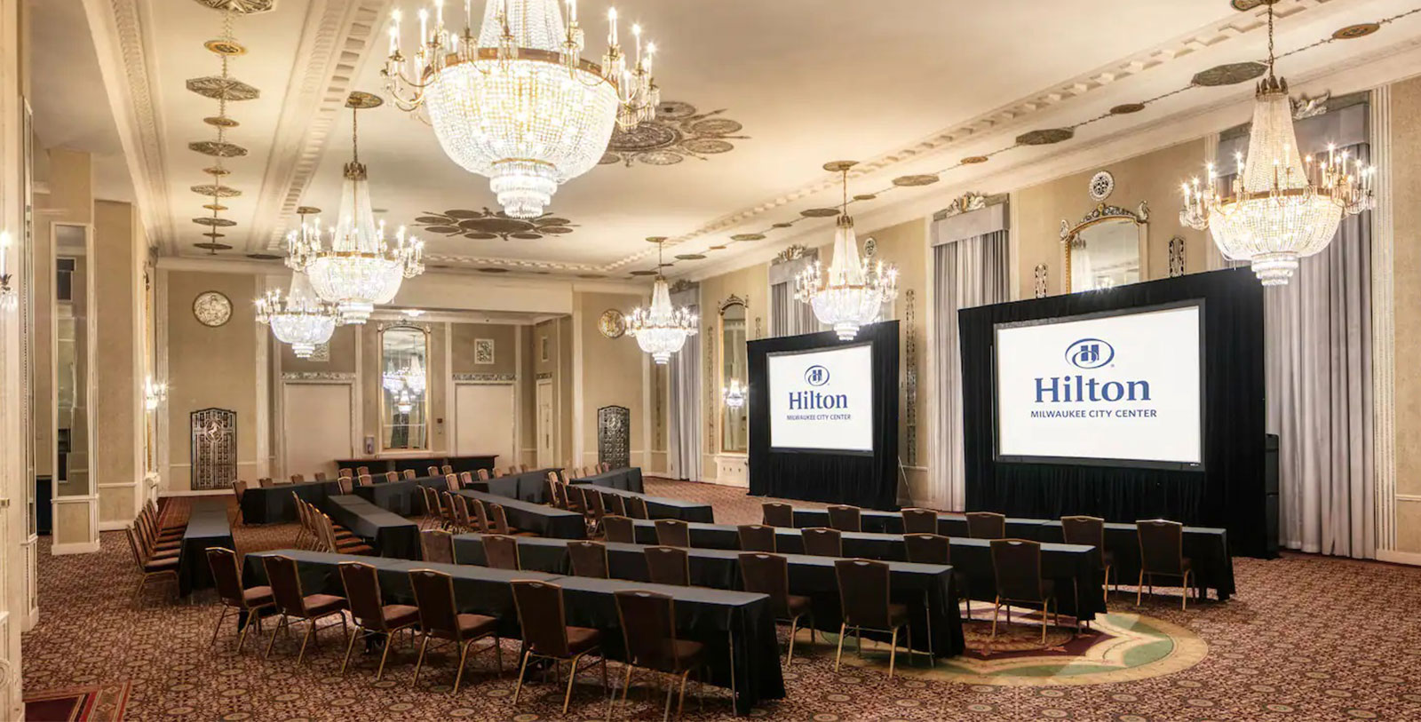 Image of Crystal Ballroom at Hilton Milwaukee City Center, 1928, Member of Historic Hotels of America, in Milwaukee, Wisconsin, Special Occasions