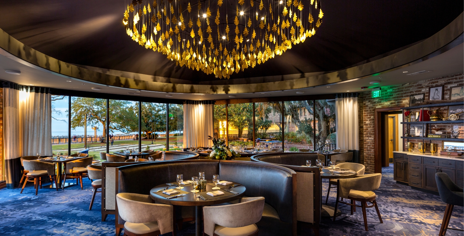 Image of the Grand Hall of the Grand Hotel Golf Resort & Spa in Point Clear, Alabama