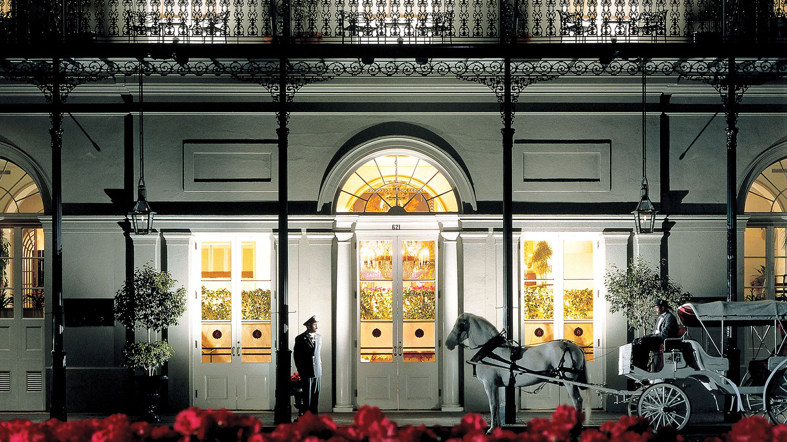 Image of Exterior & Horse-Drawn Carriage, Omni Royal Orleans, New Orleans, Louisiana, 1843, Member of Historic Hotels of America, Overview