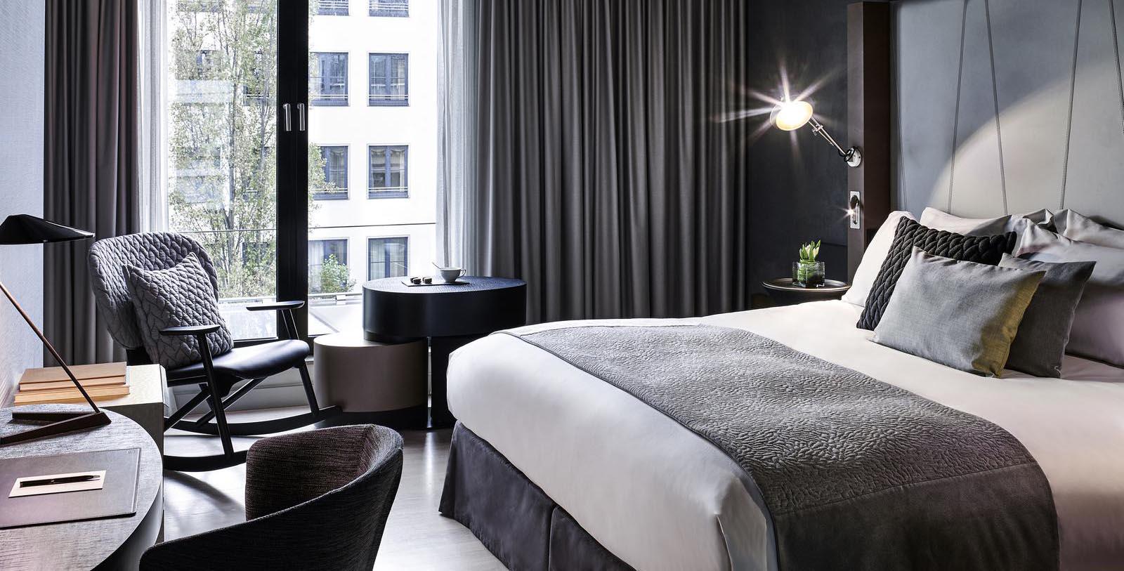 Image of Guestroom at Sofitel Munich Bayerpost, 1896, Member of Historic Hotels Worldwide, in Munich, Germany, Accommodations