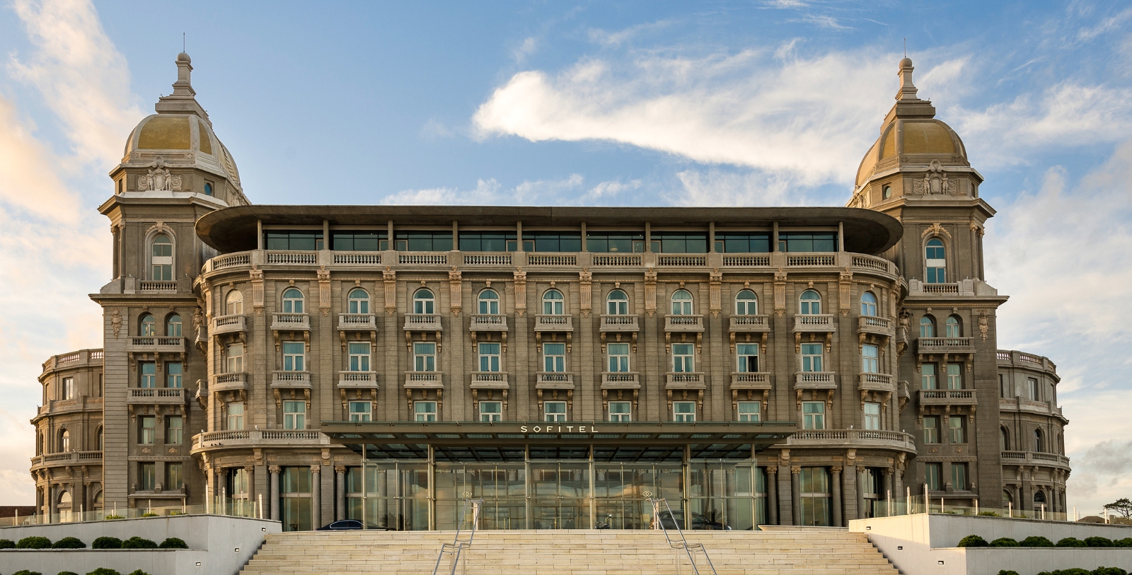 Image of Hotel Exterior of Hotel Sofitel Montevideo Casino Carrasco and Spa, (1921), a Member of Historic Hotels Worldwide in Montevideo, Uruguay.