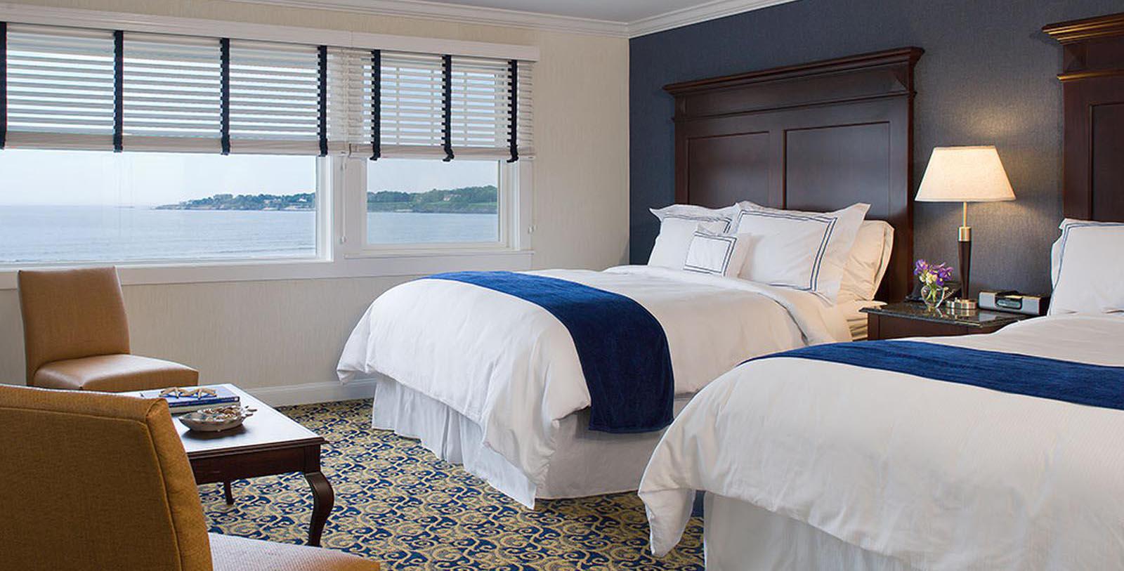 Image of Guestroom Interior, Newport Beach Hotel & Suites, Middletown, Rhode Island, 1940 Member of Historic Hotels of America, Accommodations
