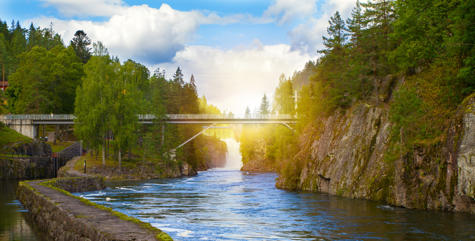 Image of Telemark Canal near the Straand Hotel, 1864, Member of Historic Hotels Worldwide since 2023, in Vrådal, Norway
