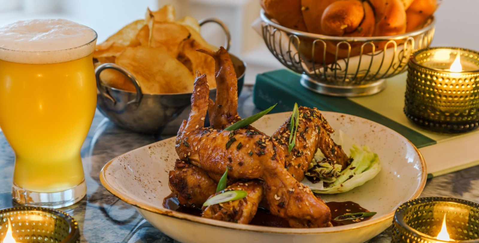 Image of food served in Blue Bar at The Algonquin Hotel Times Square, Autograph Collection, 1902, a Member of Historic Hotels of America since 2023 in New York, New York