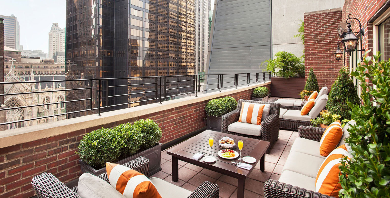 Image of Penthouse Terrace, Omni Berkshire Place, New York City, New York, 1926, Member of Historic Hotels of America, Explore