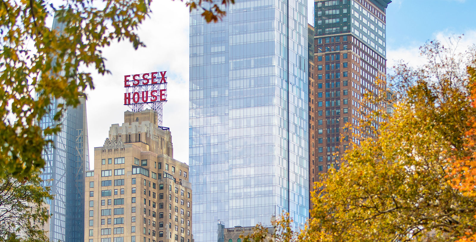 Image of Exterior at Night, JW Marriott Essex House New York, New York, 1931, Member of Historic Hotels of America, Overview