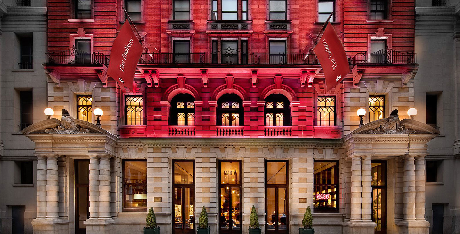 Discover the Renaissance Revival-style architecture of The Redbury New York.