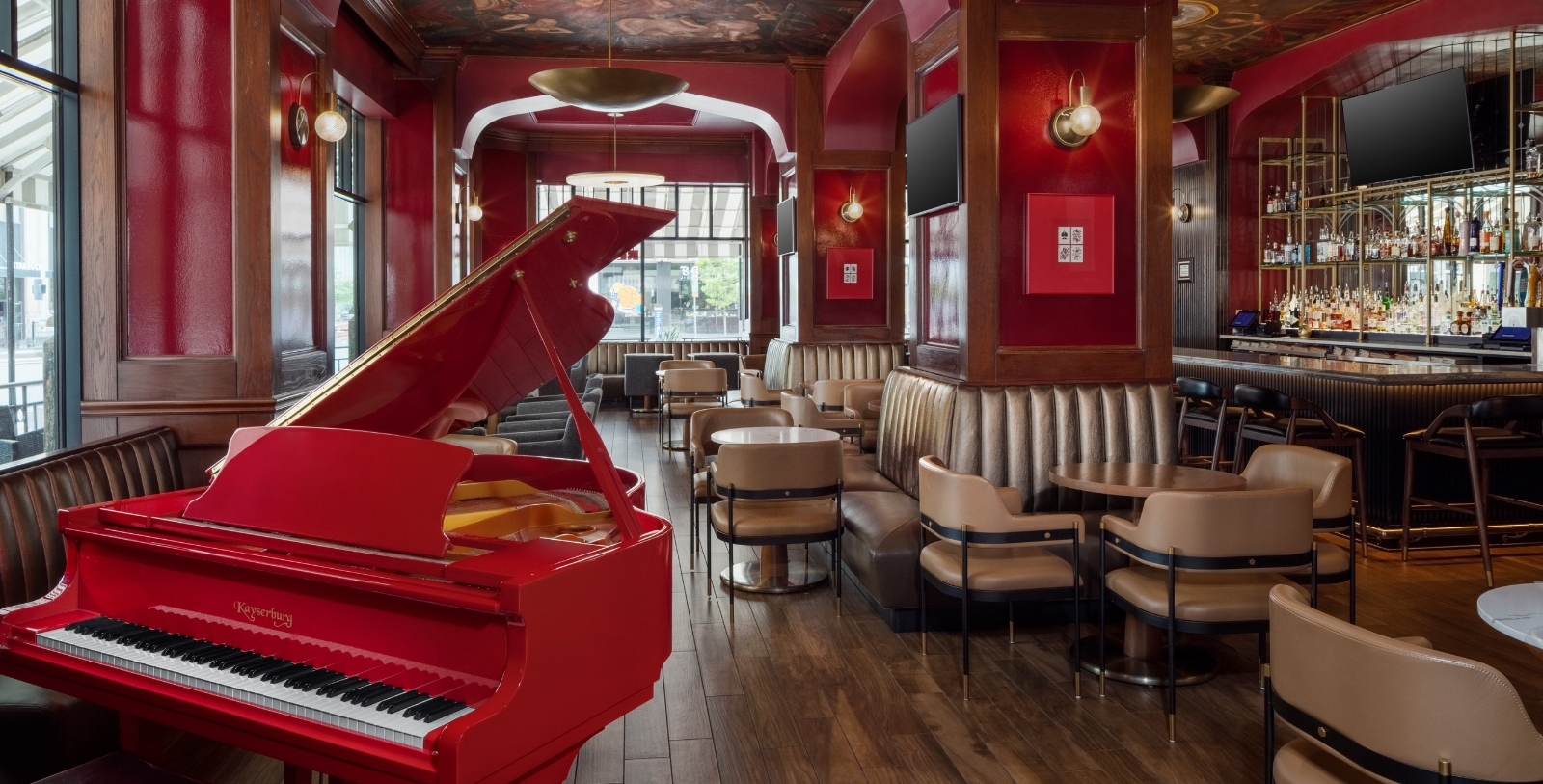 Experience the legendary Red Piano Bar at Skirvin Hilton Oklahoma City.