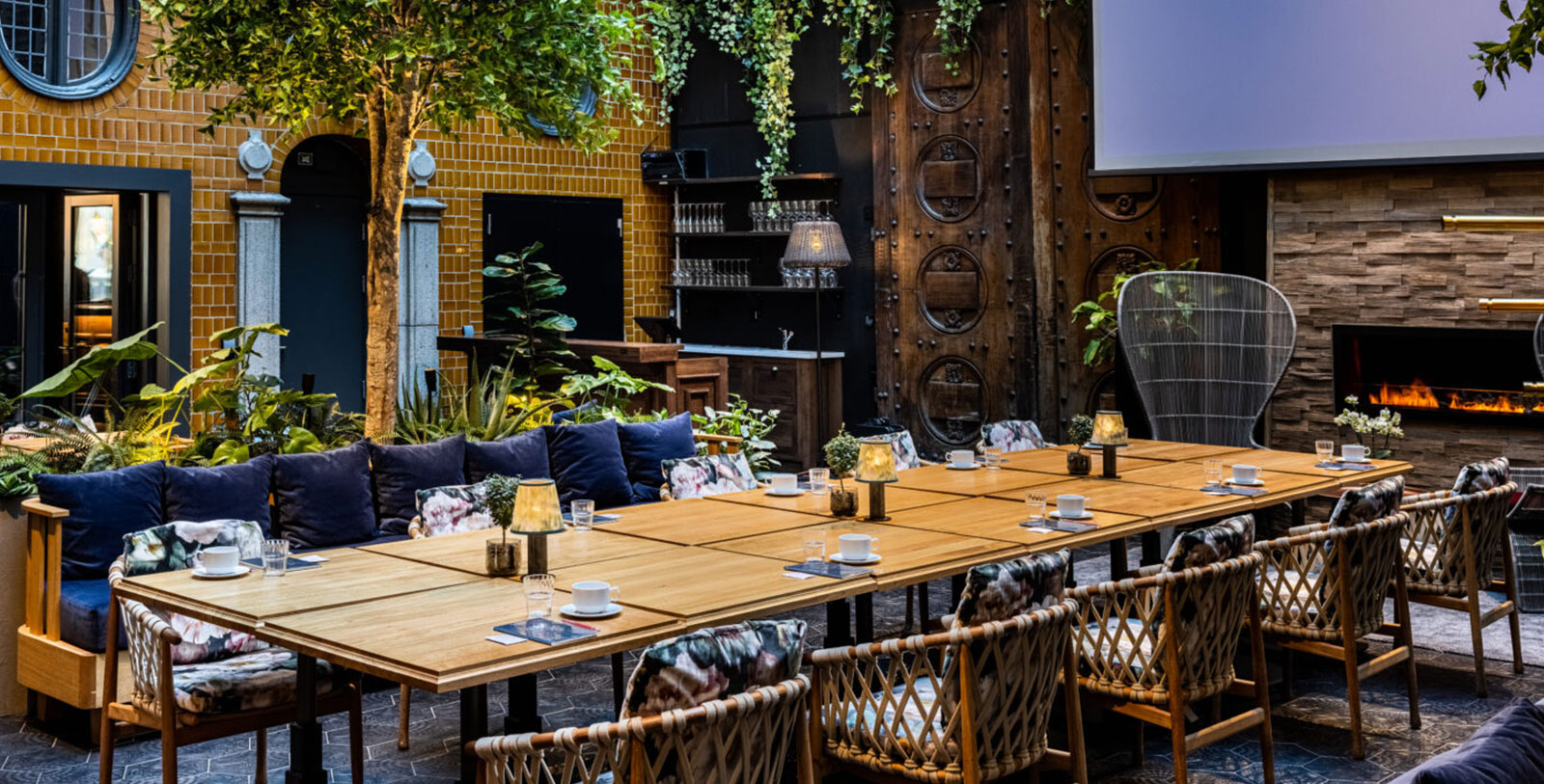 Image of Haven set up for event, Amerikalinjen, 1919, Member of Historic Hotels Worldwide, in Oslo, Norway, Weddings