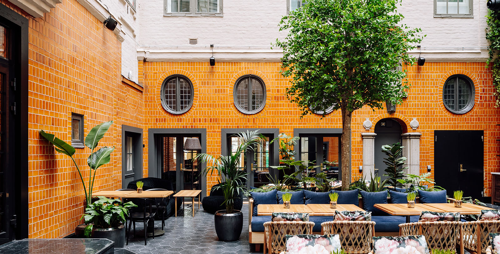 Explore the Akerhus Fortress (Akerhus Festning) along the shoreline of Oslo harbor.