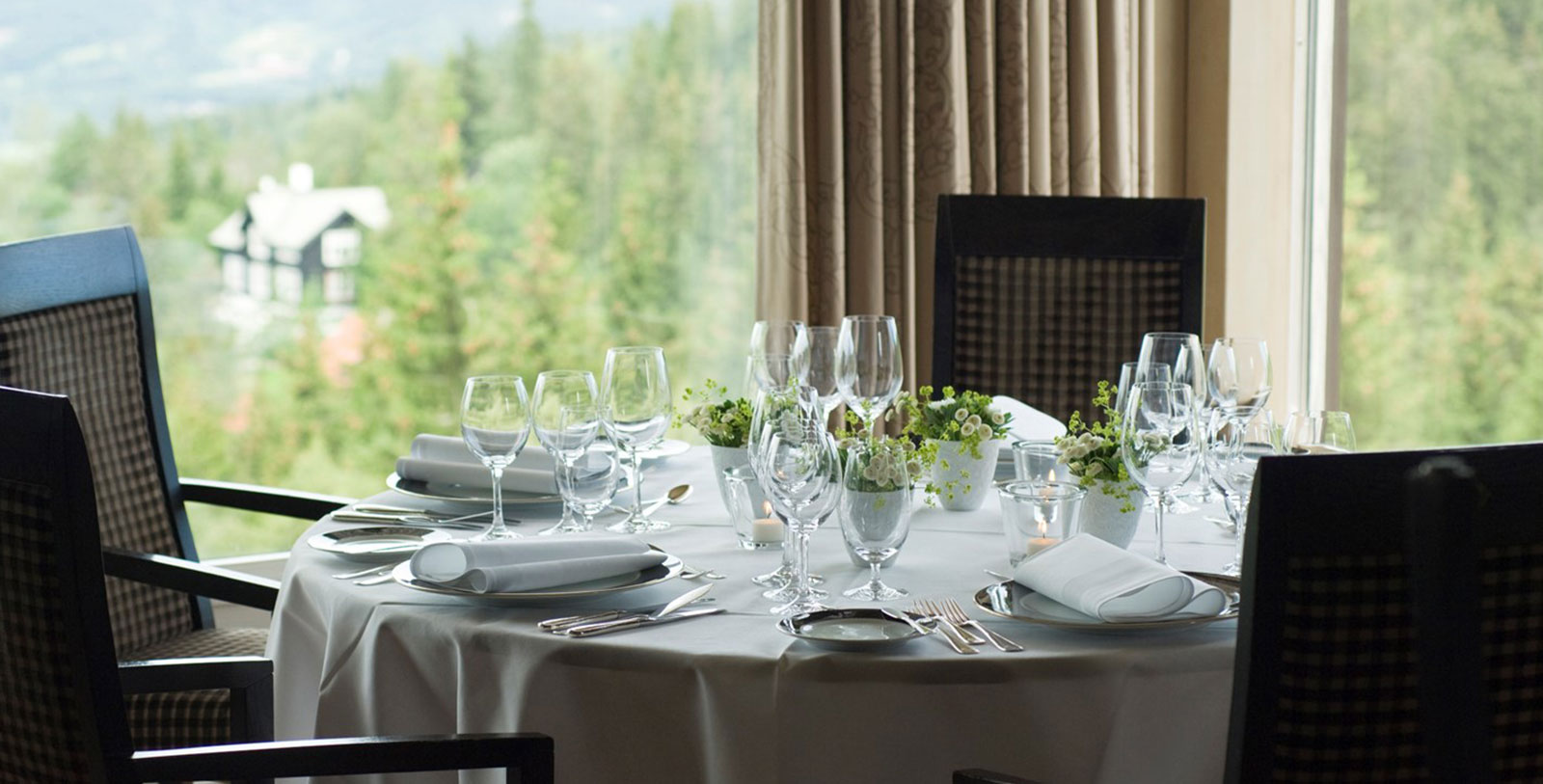 Image of Elegant Meal Lysebu, 1946, Member of Historic Hotels Worldwide, in Oslo, Norway, Request for Proposal